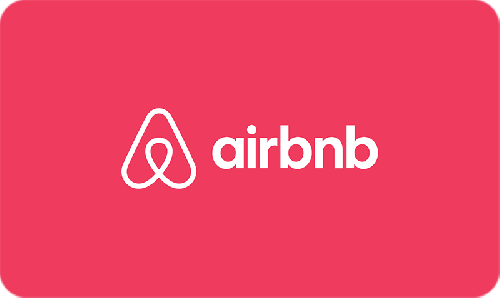 Geschenkkarte Airbnb for business travel