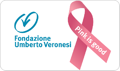 Ecarte cadeau Fondazione Veronesi - Pink is GOOD