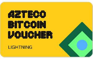 Gift card Azteco Bitcoin Lightning Vouchers