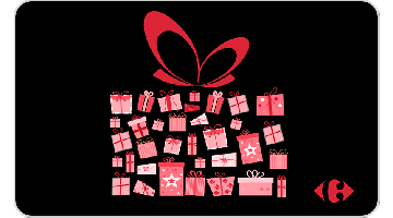 Ecarte cadeau Carrefour