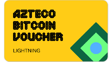Gift card Azteco Bitcoin Lightning Vouchers
